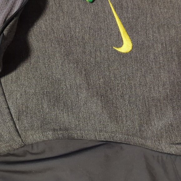 Nike Dri Fit Oregon Ducks Football Tech Fleece Gray Jacket Hoodie Team Issued L - Picture 5 of 7